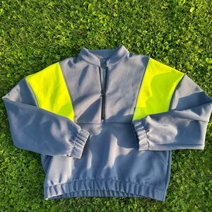 Flex Time Women's 1/2 Zip Color Block Pullover Jacket Size M Outdoor Athletic